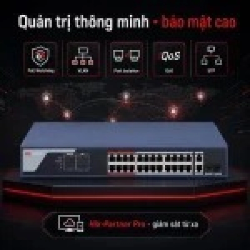	Switch Poe Hikvision DS-3E1326P-EI/M (24P,100MP)