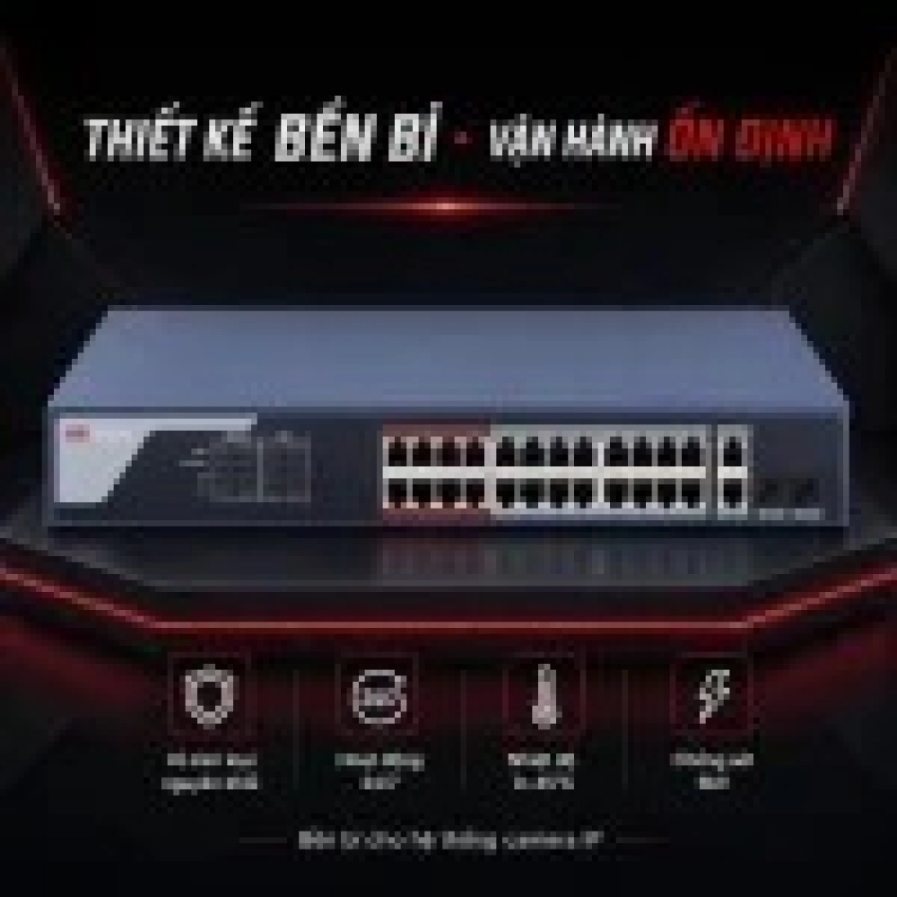 	Switch Poe Hikvision DS-3E1326P-EI/M (24P,100MP)