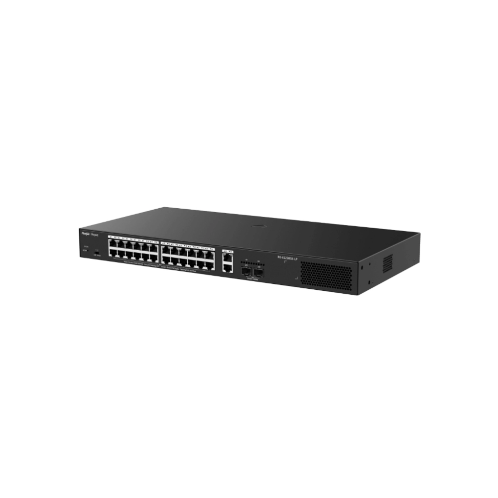 Switch POE RUIJIE RG-ES228GS-LP (24P+ 2P ULINK+ 2P LAN) 1000Mp (Kèm Nguồn)