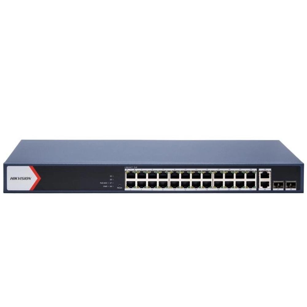 	Switch Poe Hikvision DS-3E1528P-EI/M(24P, 1000MP)