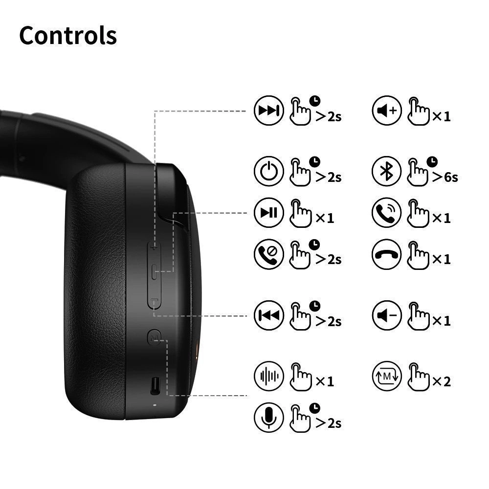 Tai nghe Bluetooth chụp tai Edifier WH950NB Cao cấp