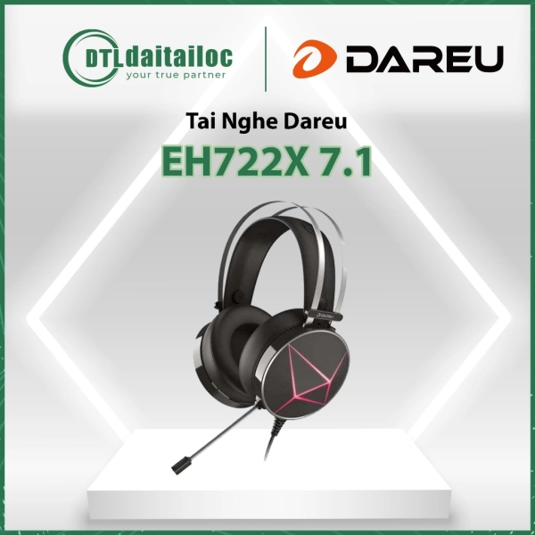 Tai Nghe DareU EH722X Pro 7.1 Black