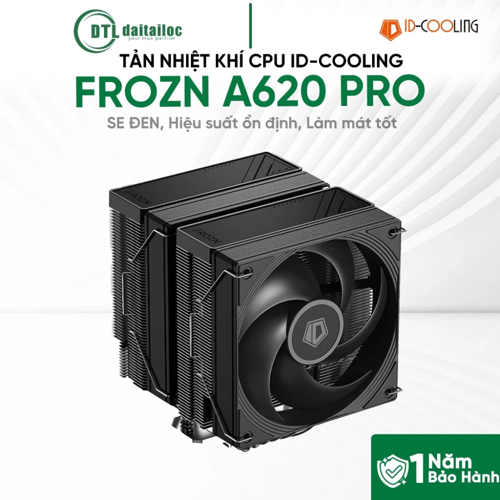 Tản nhiệt khí ID-COOLING FROZN A620 PRO SE Đen