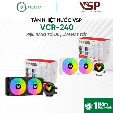 Tản Nhiệt Nước VSP VCA240 Đen