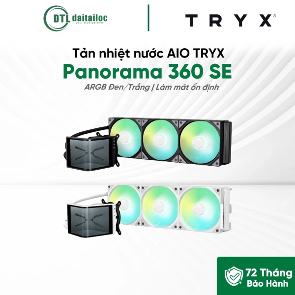 Tản Nhiệt Nước TRYX Panorama 360 SE ARGB Đen