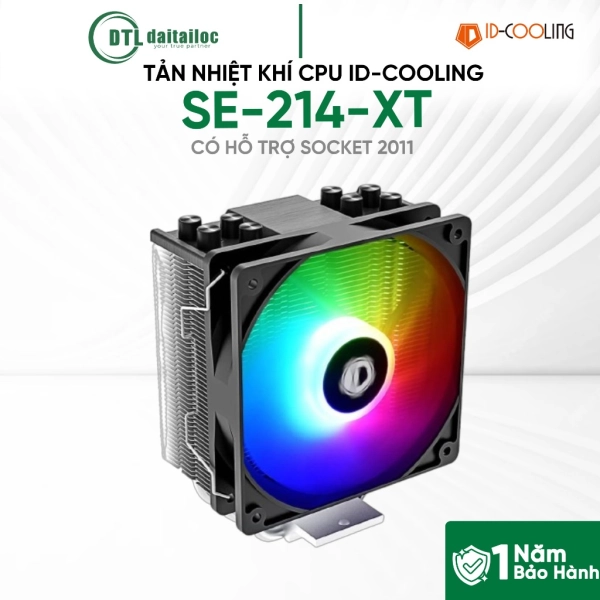 Tản nhiệt khí ID-COOLING SE-214-XT V2 RGB Đen (socket 2011)