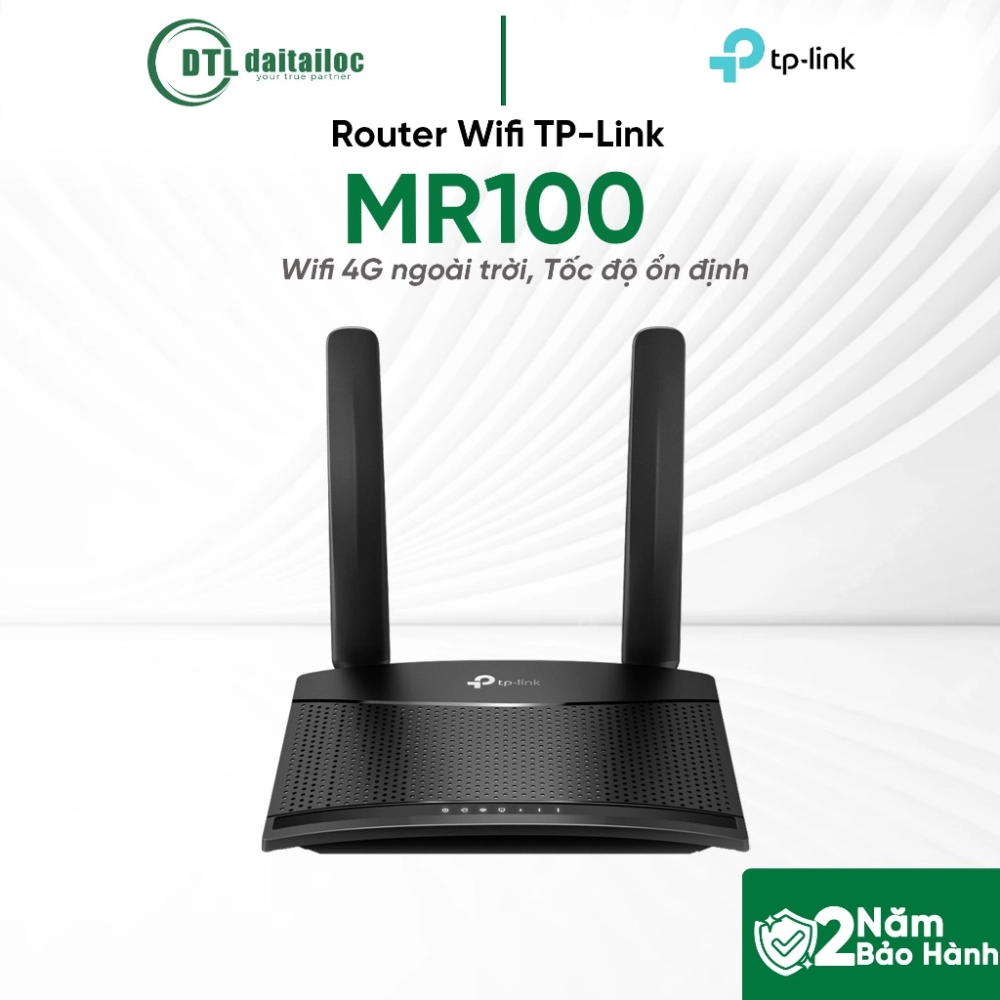 Bộ Phát Wifi 4g Lte Tốc Độ 300 Mbps Tp-Link Mr100