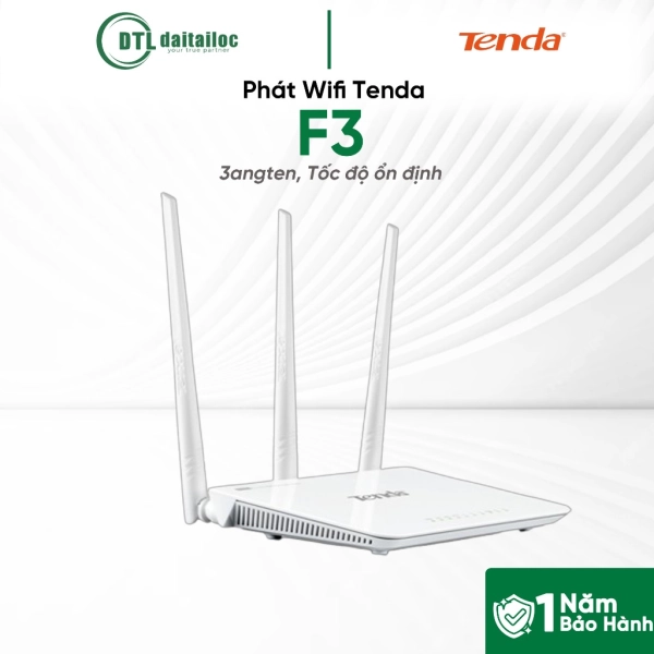 Phát Wifi Tenda F3 3angten
