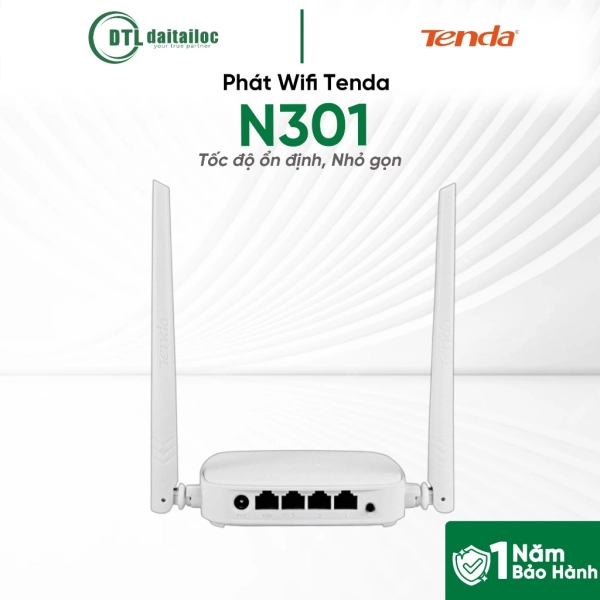 Phát Wifi Tenda N301 2angten