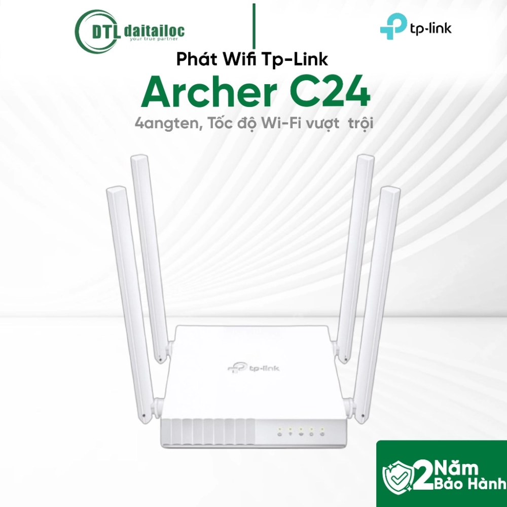 	Phát Wifi Tp-Link Archer C24 4angten