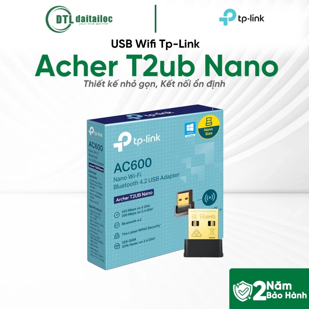 USB Wifi Tp-Link Acher T2ub Nano