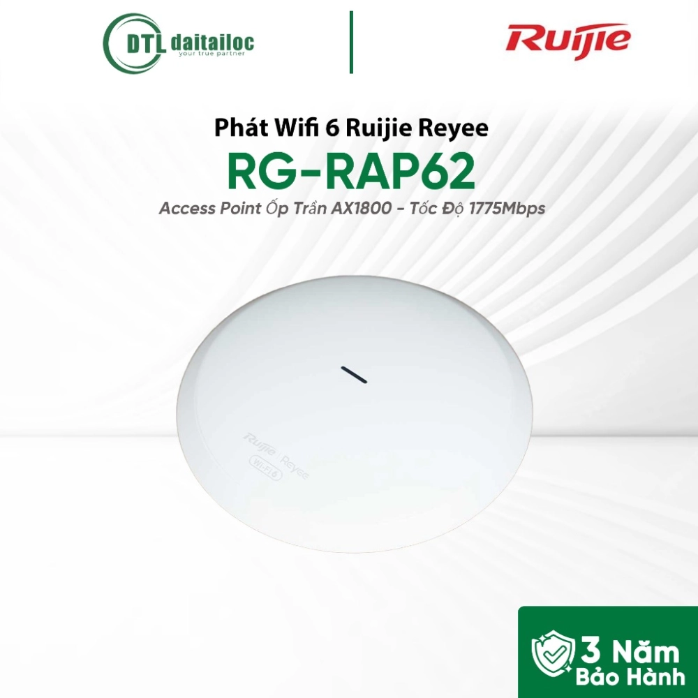Phát Wifi Ruijie RG-RAP6262(G) Ngoài trời (Không Kèm Nguồn)