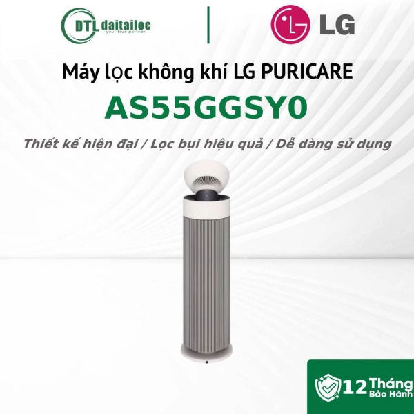 Máy lọc không khí LG PURICARE AS55GGSY0.ABAE
