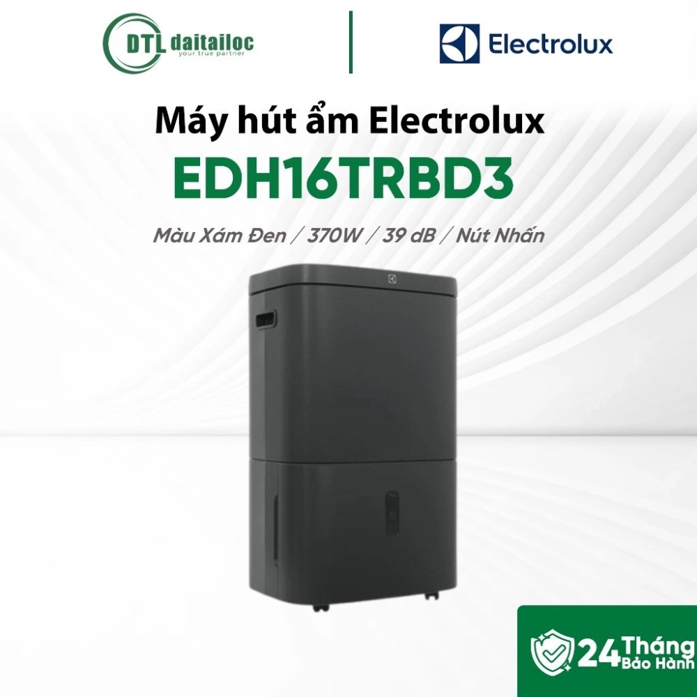 Máy Hút Ẩm Kết Hợp Lọc Không Khí Electrolux EDH16TRBD3 UltimateHome 700 28.5L/Ngày Phòng 66m² 