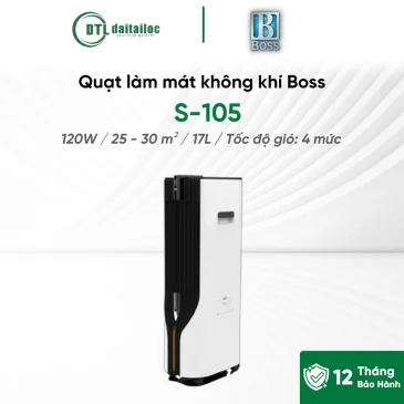 Quạt Làm Mát Không Khí Boss S-105 120W 17 Lít