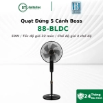 Quạt Đứng 5 Cánh Boss 88-BLDC 50W Tốc độ gió 32 mức