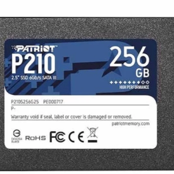 Ổ Cứng SSD 256G Patriot P210GB Sata III 6Gb/s