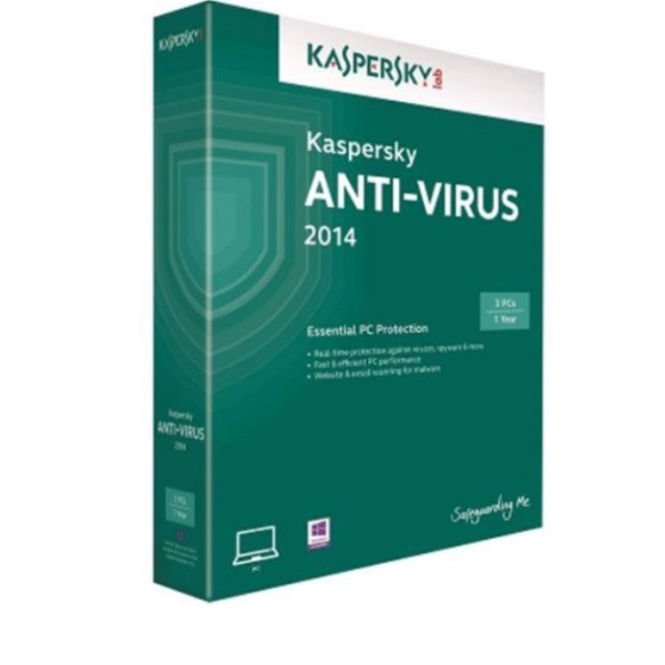 Phần Mềm Diệt Virus Kaspersky Anti-Virus 3 máy tính