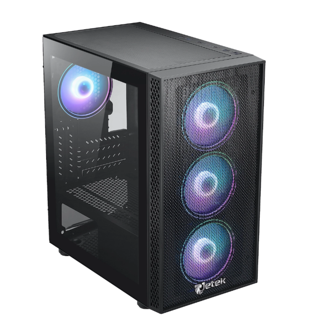 Thùng máy Case Jetek Game X4 (Tặng 3 Fan RGB)