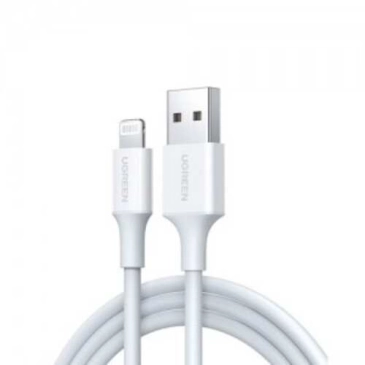 UGREEN USB-A Male to Lightning Male Cable Mạ niken Vỏ ABS 0,25m-2M (Trắng)