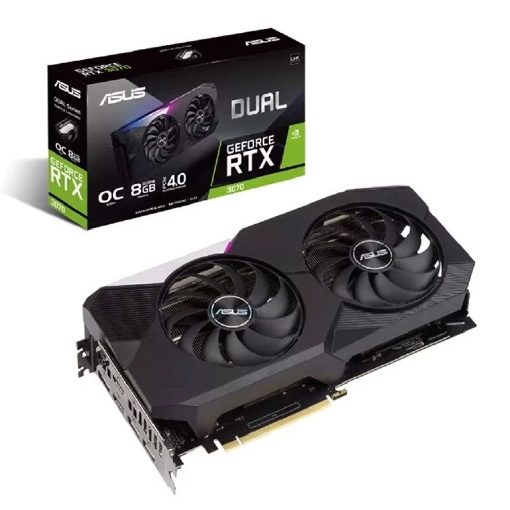 Card màn hành VGA Asus Dual RTX 3070 OC 8GB V2 2 Fan (DUAL-RTX3070-O8G-V2)