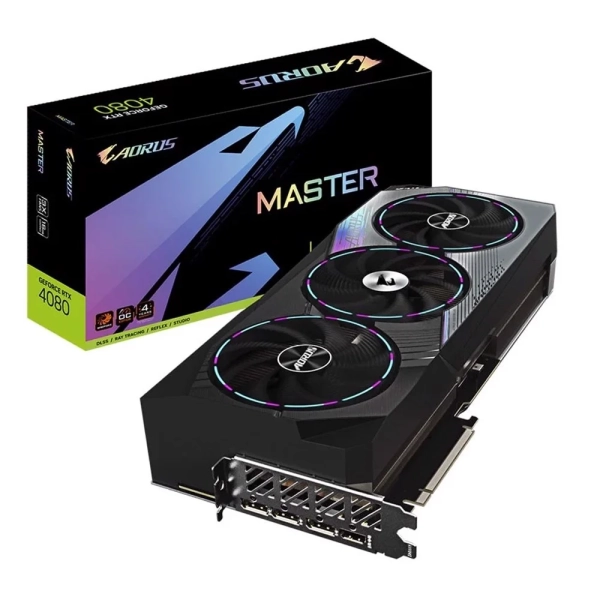 VGA Gigabyte RTX 4080 Aorus Master 16G GDDR6X (GV-N4080AORUS M-16GD)