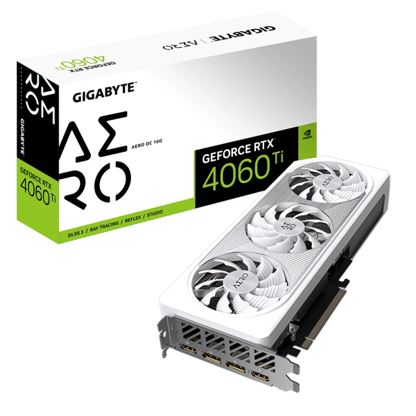 Card màn hình VGA Gigabyte GeForce RTX 4060 Ti AERO OC 16GB