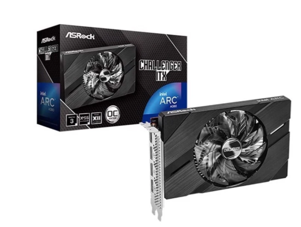 VGA ASRock Intel Arc A380 Challenger ITX 6GB OC
