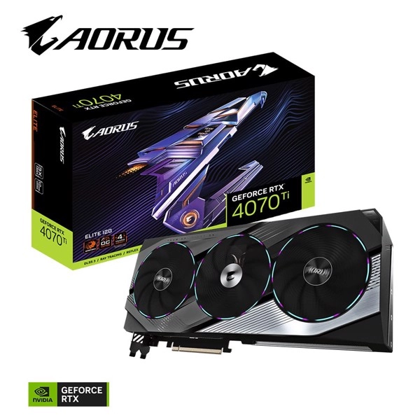 Card màn hình GIGABYTE AORUS GeForce RTX 4070 Ti ELITE 12GB