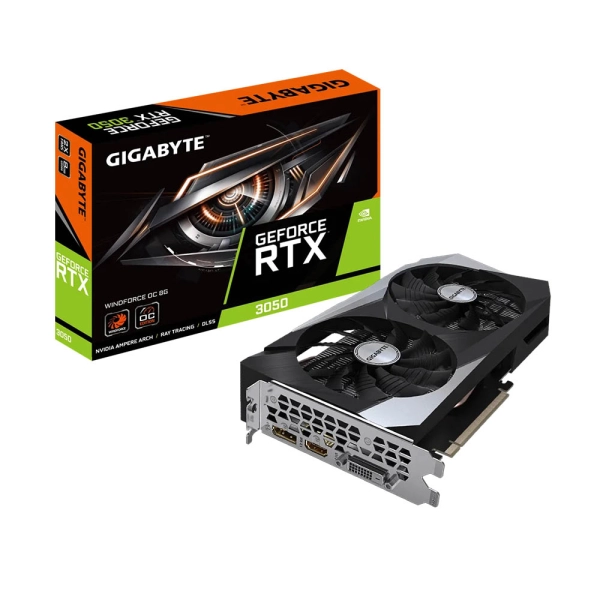 Card màn hình VGA Gigabyte GeForce RTX 3050 WINDFORCE OC 8GB