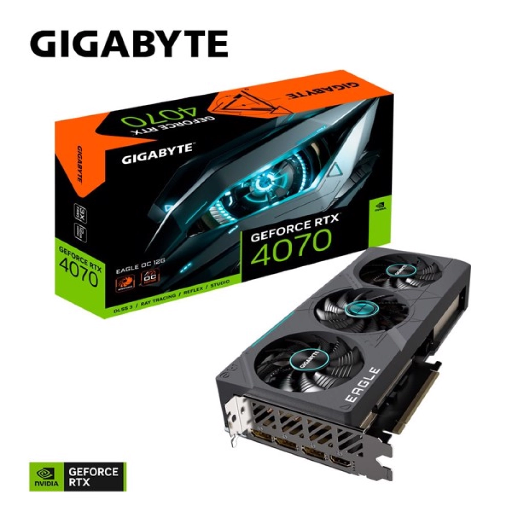 Card màn hình GIGABYTE GeForce RTX 4070 EAGLE OC 12GB