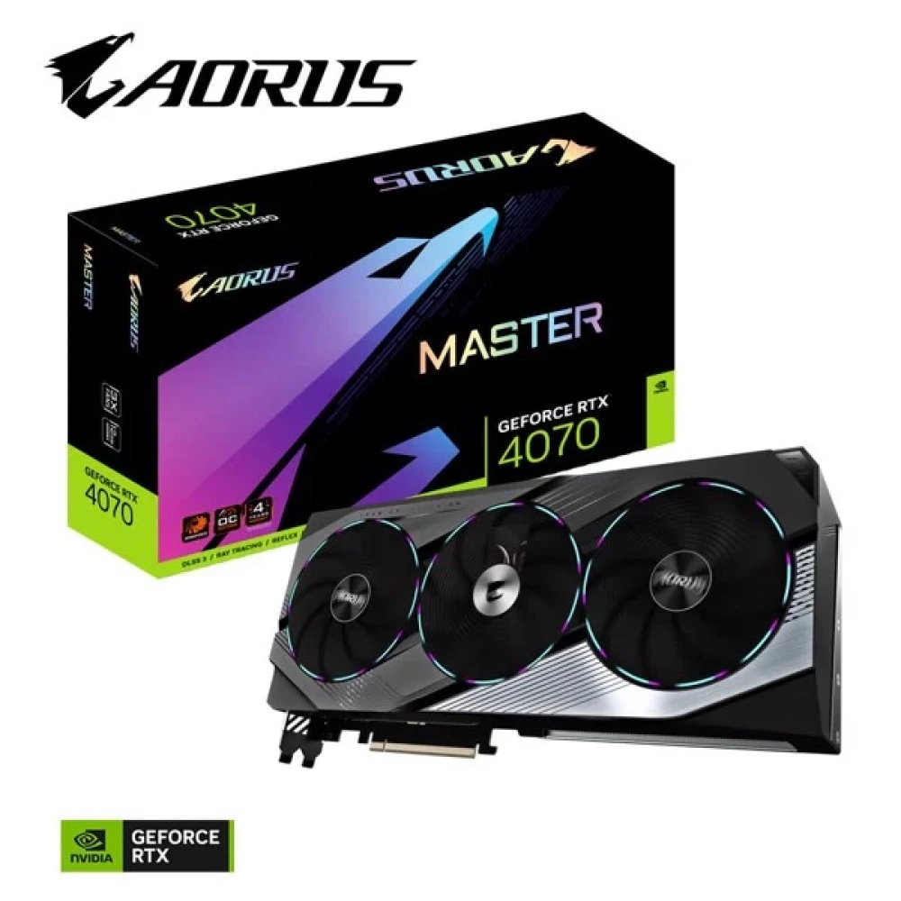 Card màn hình GIGABYTE AORUS GeForce RTX 4070 MASTER 12GB