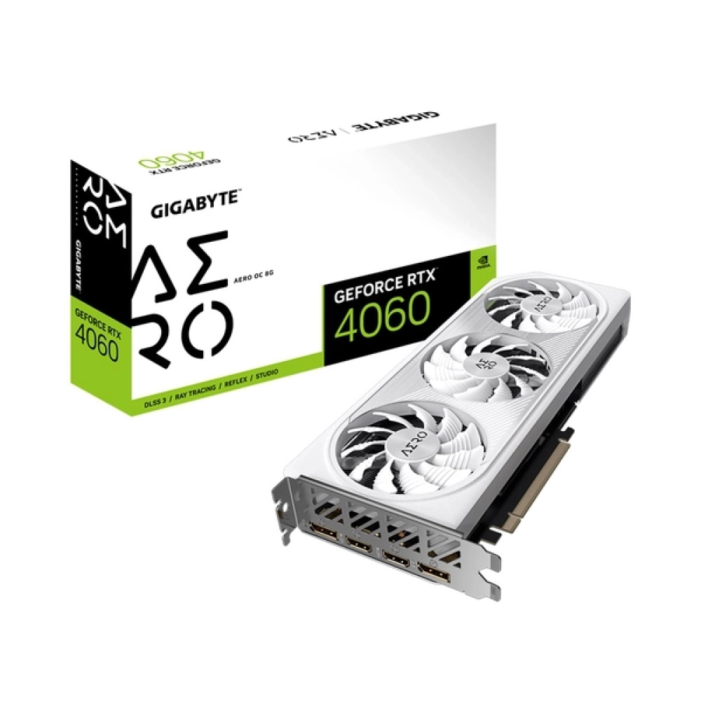 Card màn hình VGA Gigabyte GeForce RTX 4060 AERO OC 8GB GDDR6
