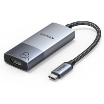 Ugreen 50338 hd 2.1 8K 60Hz vỏ nhôm cao cấp Đầu chuyển Type C sang HDMI CM491 20050338