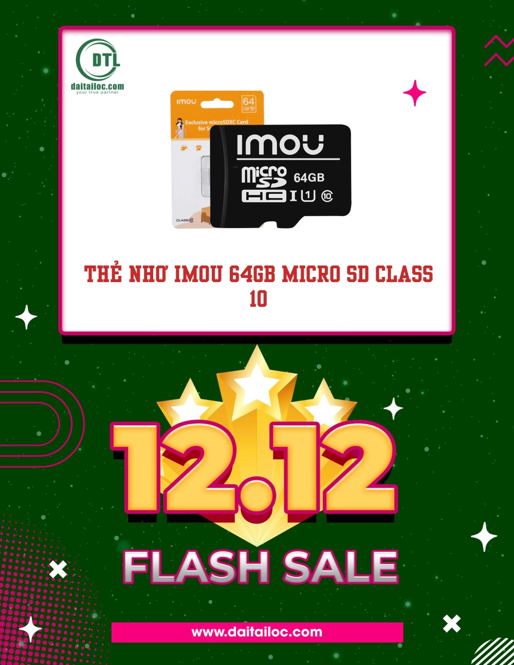 Thẻ Nhớ IMOU 64gb Micro SD Class 10