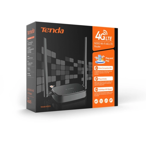 Router Wifi TENDA N300 (dùng sim 4g LTE 4G05)