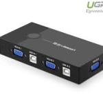 Bộ chuyển tín hiệu 2 CPU dùng 1 Màn hình KVM Switch USB Chính hãng Ugreen 30357 cao cấp