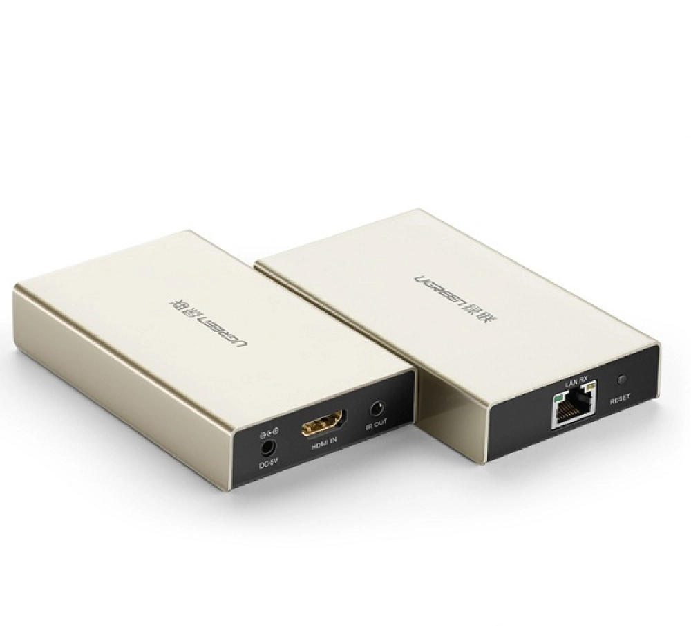 Thiết bị phát tín hiệu HDMI 120M qua cáp mạng RJ45 Cat5e/Cat6 Ugreen 40280 (Sender)